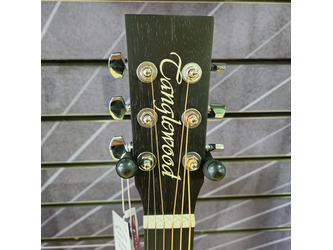 Tanglewood Blackbird TWBB SFCE Super Folk Smokestack Black Electro Acoustic Guitar - Left Handed