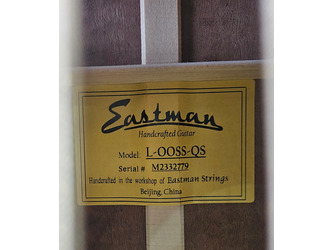 Eastman L-OOSS-QS Natural Acoustic Guitar 2nd Hand