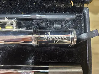 Paragon Nickel Plated Flute Outfit with Leatherette Hard Case, Closed hole and E Mechanism