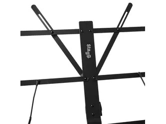 Stagg MUSQ4 Music Stand with Bag - Black