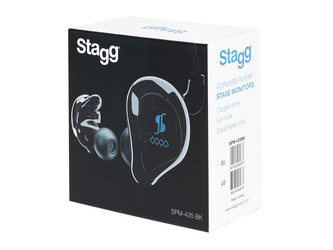 Stagg SPM-435 4-Driver In Ear Monitors - Transparent