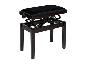 Stagg  Hydraulic Adjustable Piano Bench - Rosewood Satin