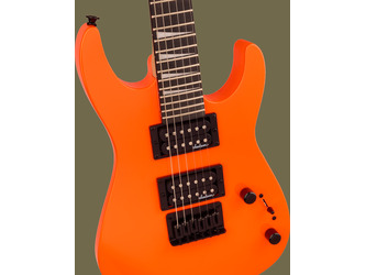 Jackson JS Series Dinky Minion JS1X, Safety Orange, Amaranth