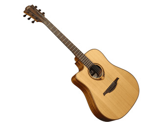 Lag Tramontane 118 TL118DCE Dreadnought Natural Left-Handed Electro Acoustic Guitar