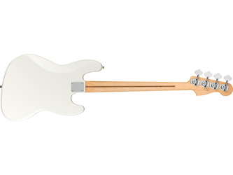 Fender Player Jazz Bass Olympic White Left-Handed Electric Bass Guitar 