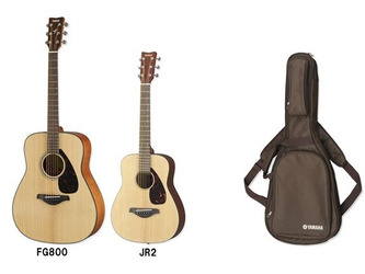 Yamaha JR2 Tobacco Sunburst Travel Acoustic Guitar & Case