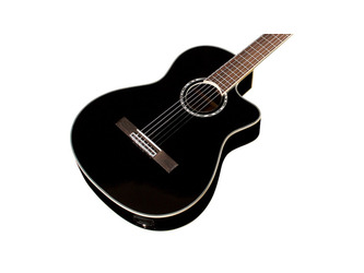Cordoba Fusion 5 Jet Black Electro Nylon Guitar 
