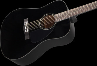 Fender Classic Design CD-60 V3 DS Dreadnought Black Acoustic Guitar