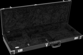 Fender Classic Series Wood Guitar Case - Jazzmaster/Jaguar, Black