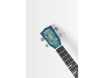 Kala All Solid Stained Blue Flamed Maple Waterfall Ukulele
