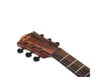Bromo Tahoma Black Concert Acoustic Guitar - Solid Mahogany Top