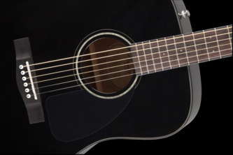 Fender Classic Design CD-60 V3 DS Dreadnought Black Acoustic Guitar