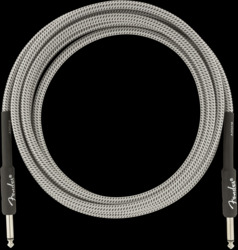 Fender Professional Series Instrument Cable, 10', White Tweed
