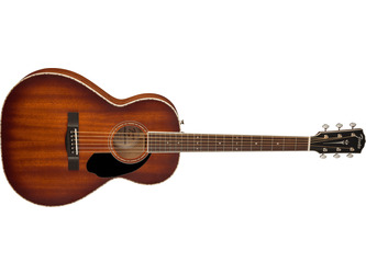 Fender Paramount PS-220E Aged Cognac Burst Electro Acoustic Guitar & Case B Stock