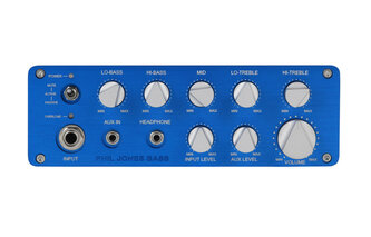 Phil Jones Bass BP-800 Compact Bass Amplifier Head, Blue/Black