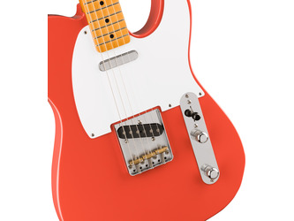 Fender Vintera '50s Telecaster Fiesta Red Electric Guitar & Case 