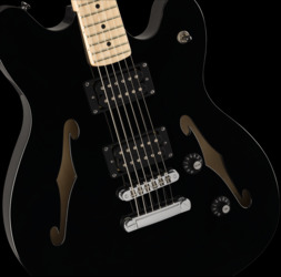Fender Squier Affinity Series Starcaster Black Electric Guitar 