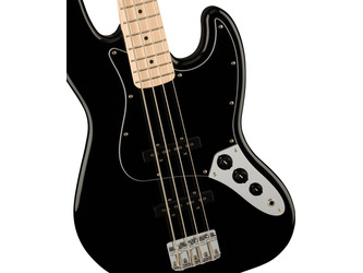 Fender Squier Affinity Series Jazz Bass Black Electric Bass Guitar 
