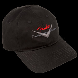 Fender Custom Shop Baseball Cap Hat, Black, One Size Fits Most