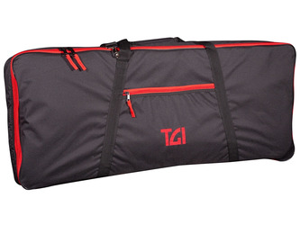 TGI Black 10mm Padded Keyboard Bag - 61 Note - 96x40x11cm