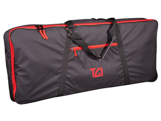 TGI Black 10mm Padded Keyboard Bag - 61 Note - 96x40x11cm