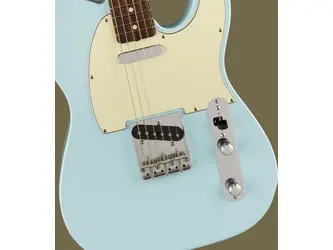 Fender Vintera II '60s Telecaster Rosewood Fingerboard, Sonic Blue Electric Guitar & Deluxe Gig Bag
