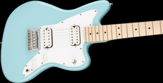 Fender Squier Mini Jazzmaster HH Daphne Blue Short-Scale Electric Guitar