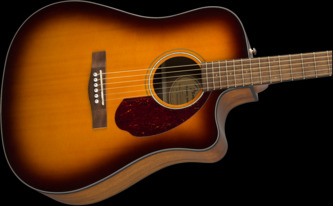 Fender Classic Design CD-140SCE Dreadnought Sunburst Electro Acoustic Guitar & Case