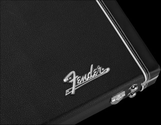 Fender Classic Series Wood Bass Guitar Case - Precision Bass/Jazz Bass, Black