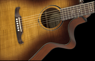 Fender Alternative FA-345CE Auditorium 3-Tone Tea Burst Electro Acoustic Guitar 