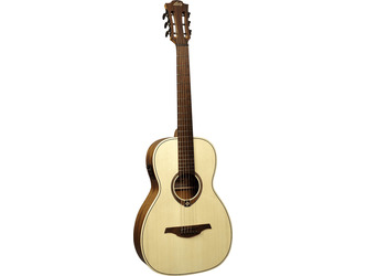 Lag Tramontane 177 T177PE Parlour Natural Electro Acoustic Guitar 