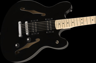 Fender Squier Affinity Series Starcaster Black Electric Guitar 