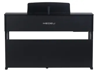 Medeli FORTE Series Digital Upright Piano. 88 Key. Black Satin