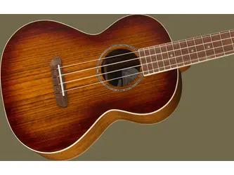 Fender Rincon Tenor Electro Ukulele, Rincon Aged Cognac Burst