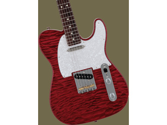 Fender 2024 Collection Telecaster Made In Japan Hybrid II - Quilt Red Beryl - Incl Gig Bag