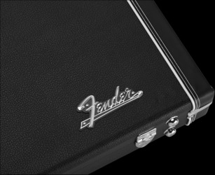 Fender Classic Series Wood Guitar Case - Jazzmaster/Jaguar, Black