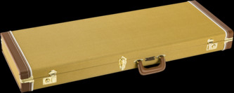 Fender Classic Series Wood Guitar Case - Strat/Tele, Tweed