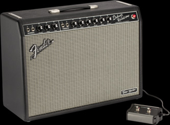 Fender Tone Master Deluxe Reverb Black 1x12 Electric Guitar Amplifier Combo