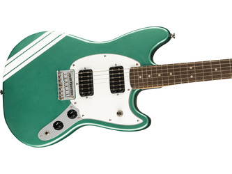 Fender Squier Bullet Competition Mustang HH Sherwood Green Electric Guitar - Sale