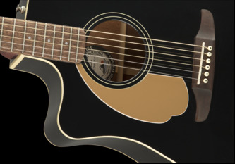 Fender California Redondo Player Jetty Black Left-Handed Electro Acoustic Guitar