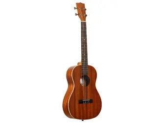Kala Satin Mahogany Baritone Left Handed Ukulele with EQ & Bag