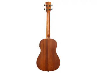 Kala Satin Mahogany Baritone Left Handed Ukulele with EQ & Bag