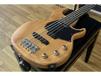 Yamaha BB235 Yellow Natural Satin 5-String Electric Bass Guitar 