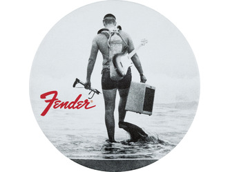 Fender Vintage Ads 4-Pk Coaster Set, Black and White