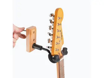 On-Stage GS7730 Wooden Wall-Mount Guitar/Ukulele Hanger