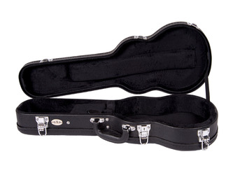 Kala Archtop Soprano Hardcase, Black
