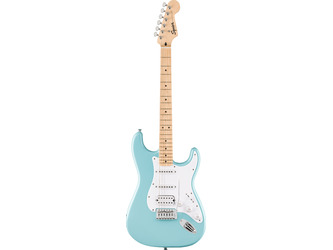 Fender Squire Limited Edition Sonic Stratocaster HSS Electric Guitar Tropical Turquoise