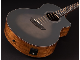 Washburn Bella Tono VITE-S9V Electro Acoustic Guitar - Gloss Charcoal Burst