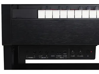 Medeli FORTE Series Digital Upright Piano. 88 Key. Black Satin