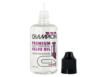 Champion Premium Fully Synthetic Valve Oil - 50ml Bottle - Light
